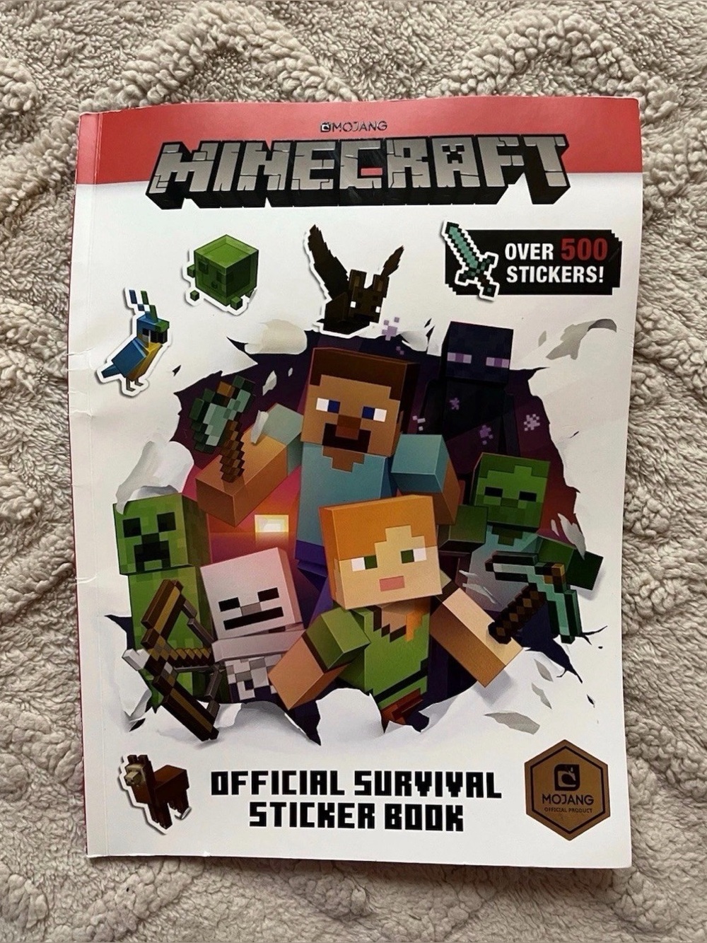 Minecraft Survival Book - Official Survival Sticker Book With Over 500 Stickers